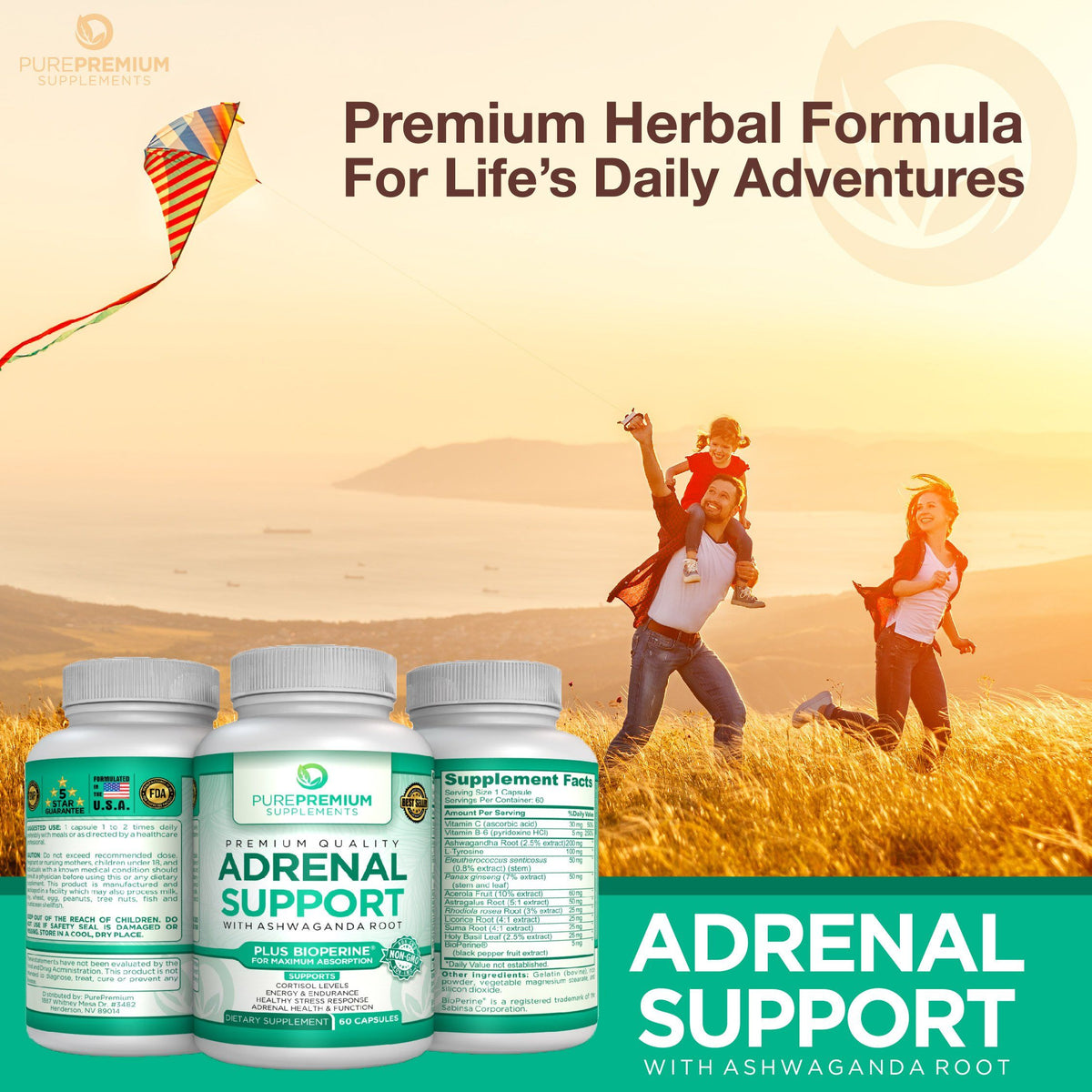 Premium Adrenal Support Supplement