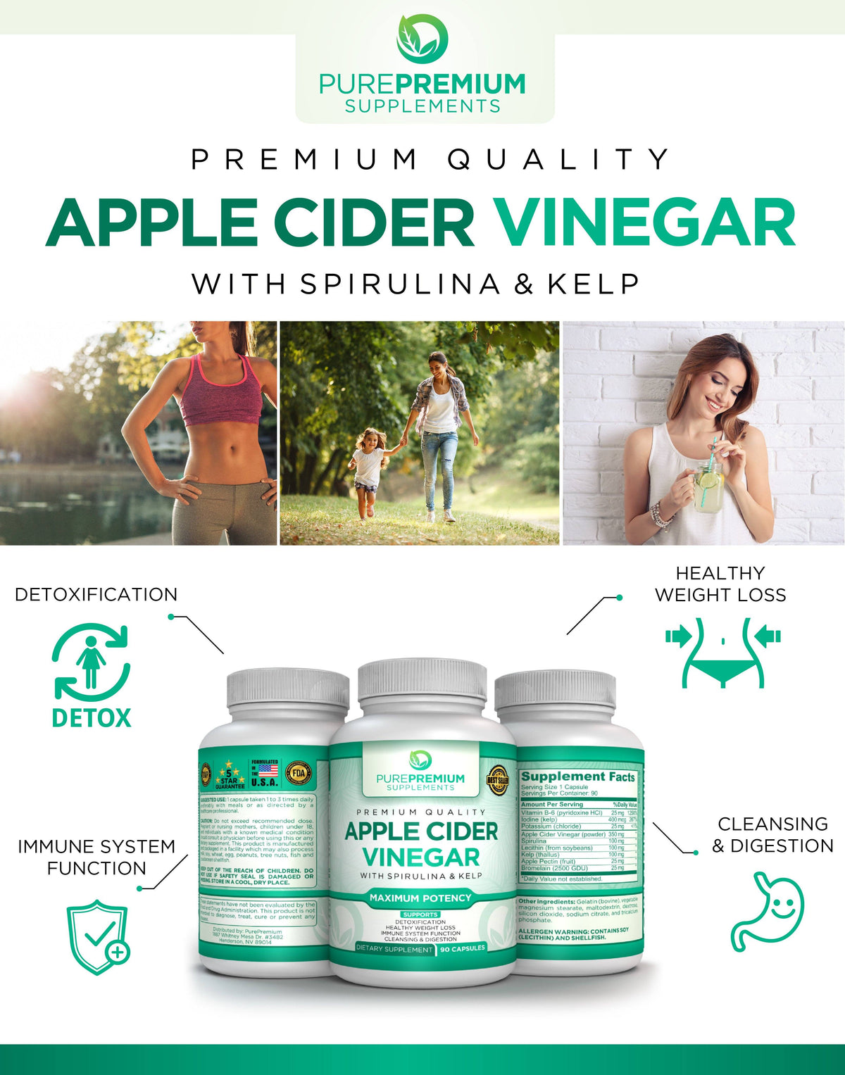 Premium Apple Cider Vinegar Supplement