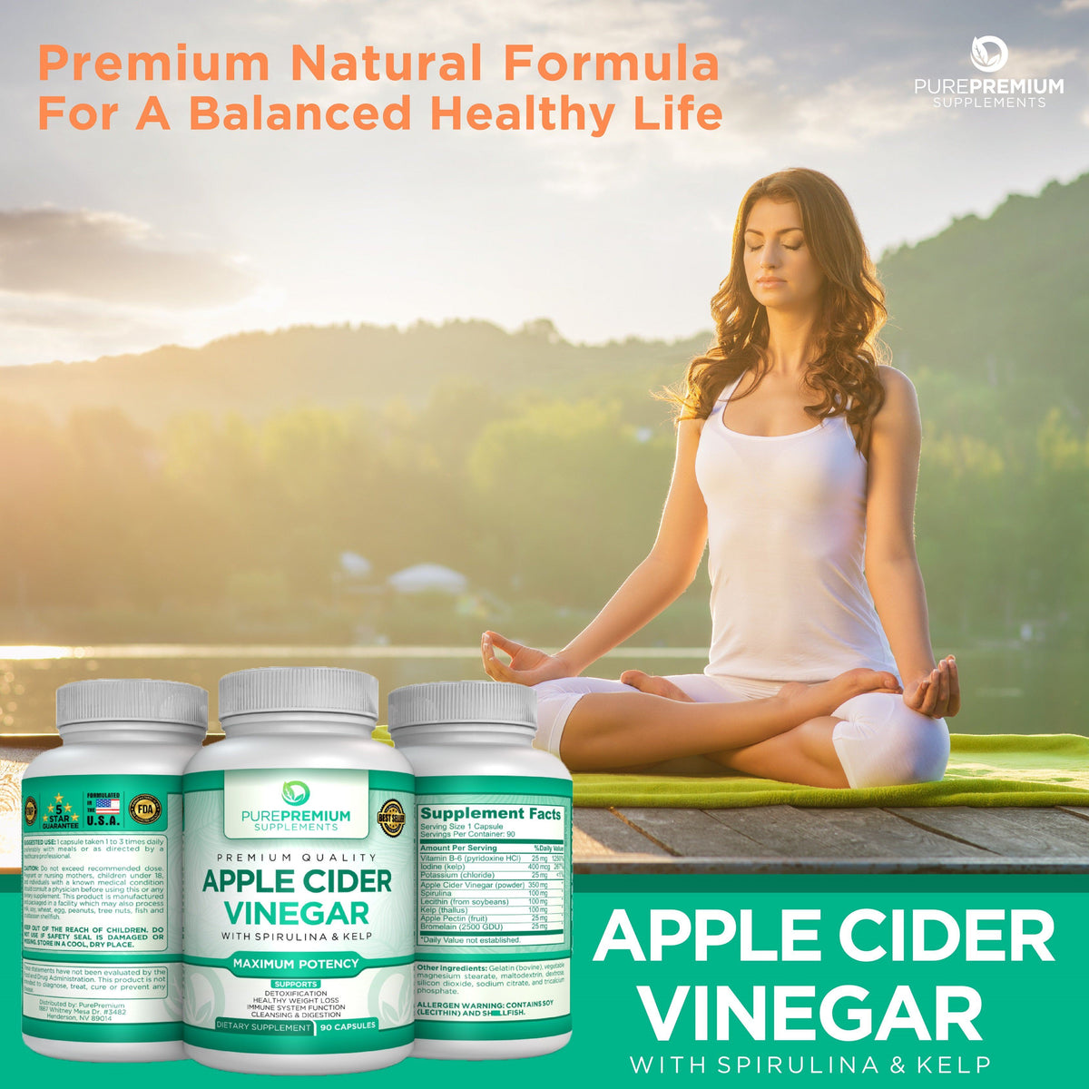 Premium Apple Cider Vinegar Supplement