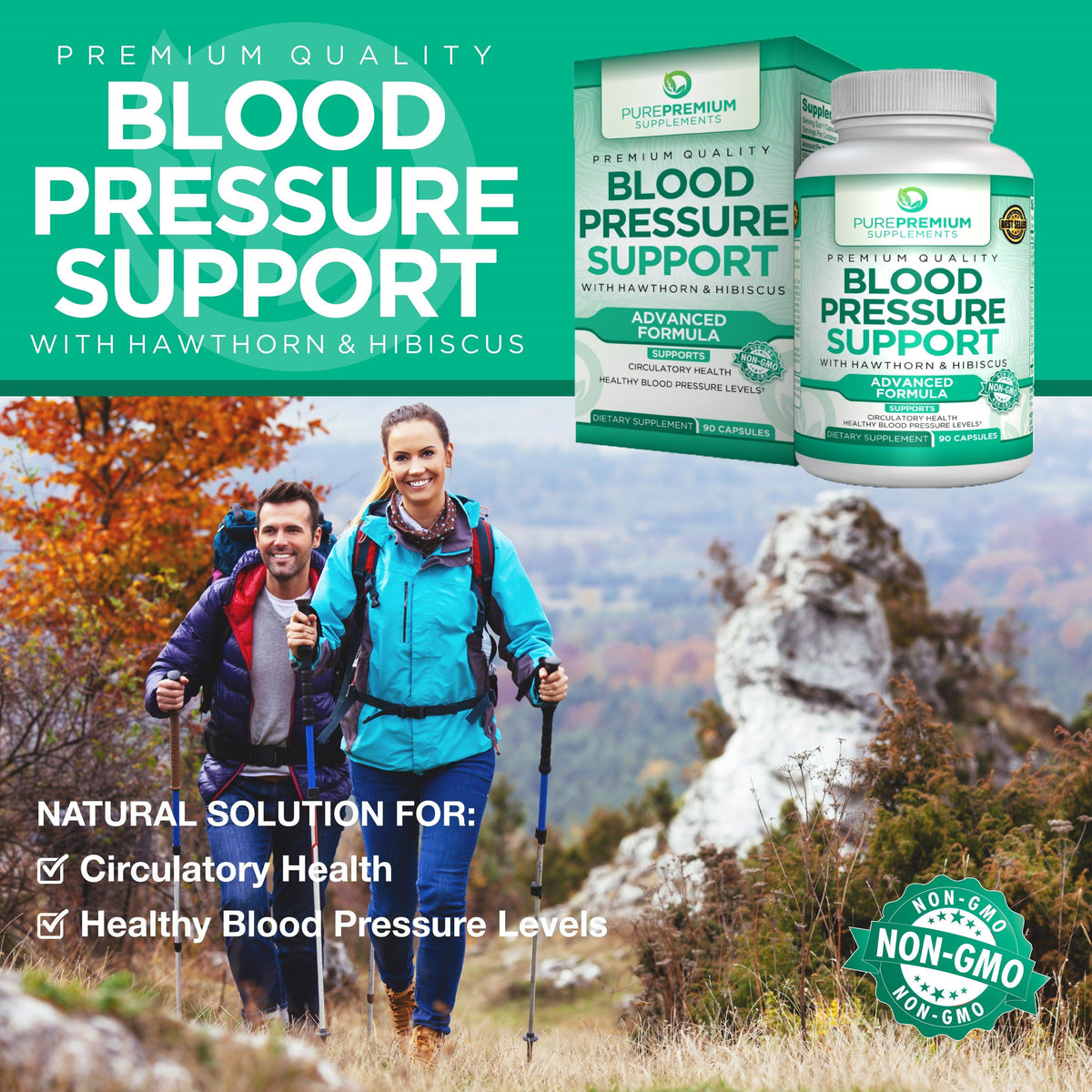 Premium Blood Pressure Support Supplement