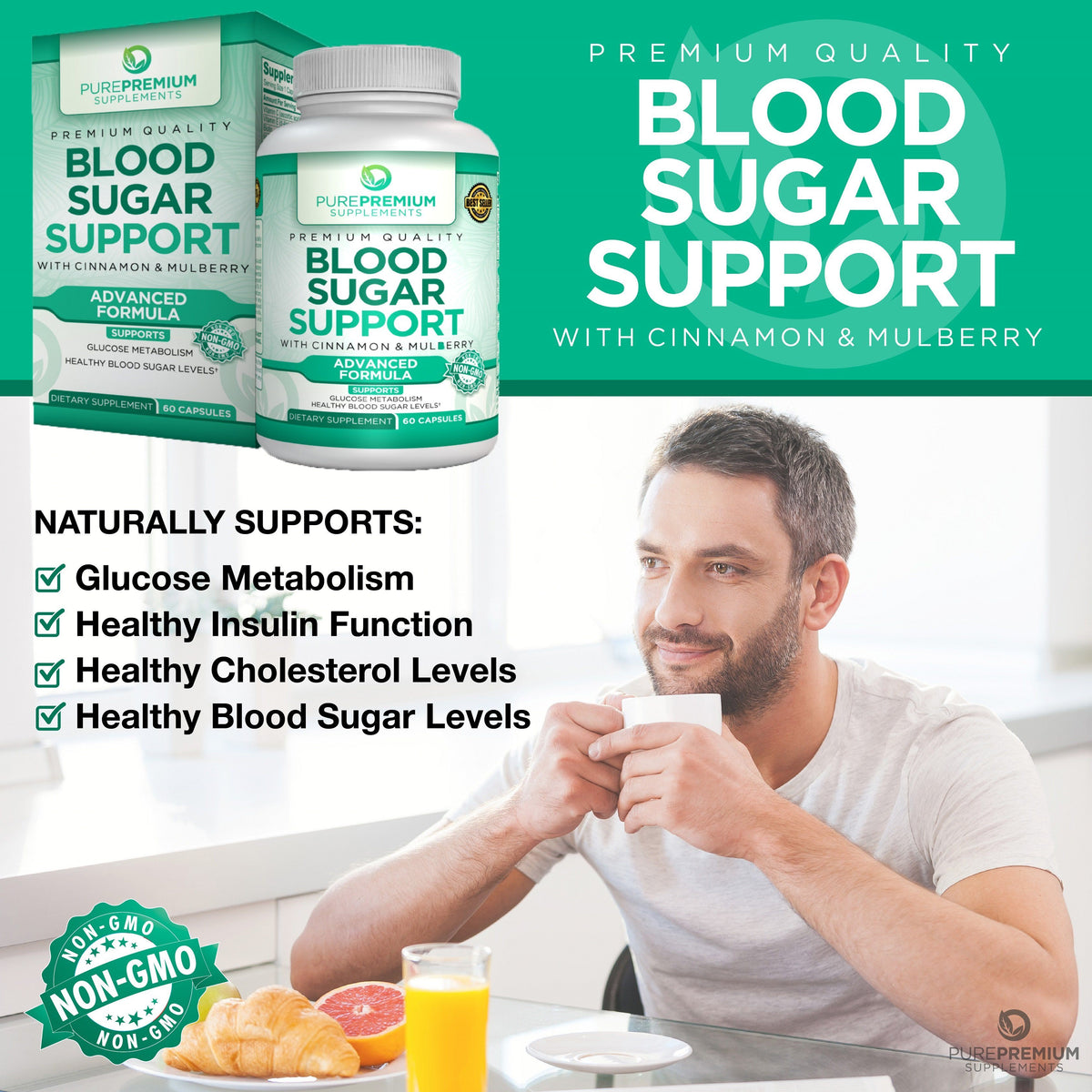 Premium Blood Sugar Support Supplement