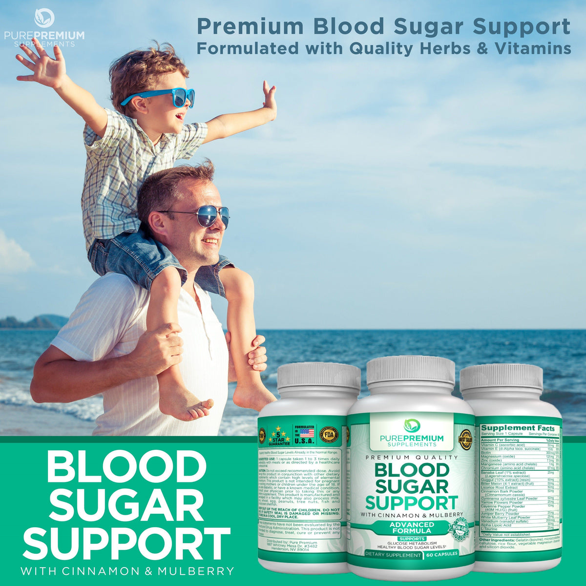 Premium Blood Sugar Support Supplement