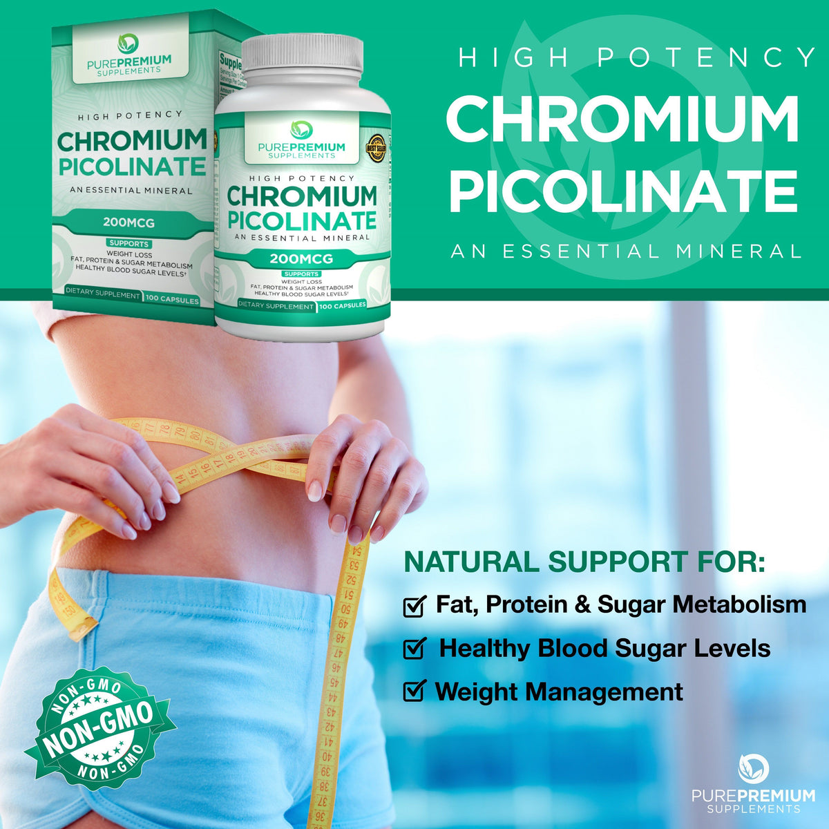 Premium Chromium Picolinate Supplement