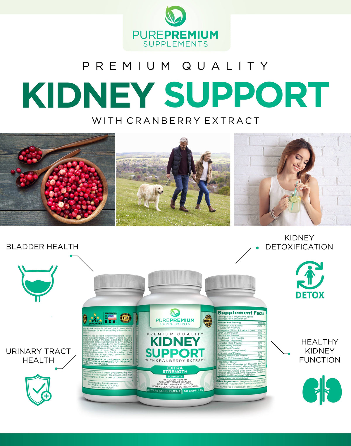 Premium Kidney Support Supplement