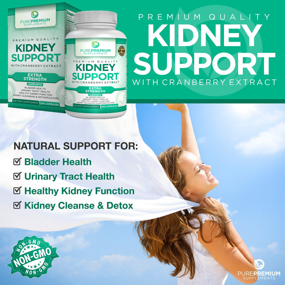 Premium Kidney Support Supplement