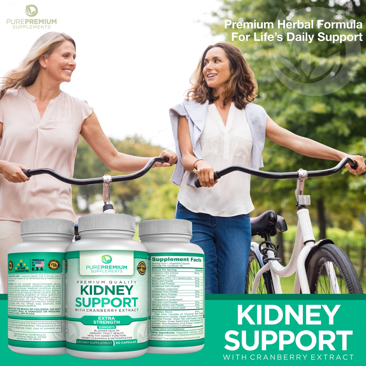 Premium Kidney Support Supplement