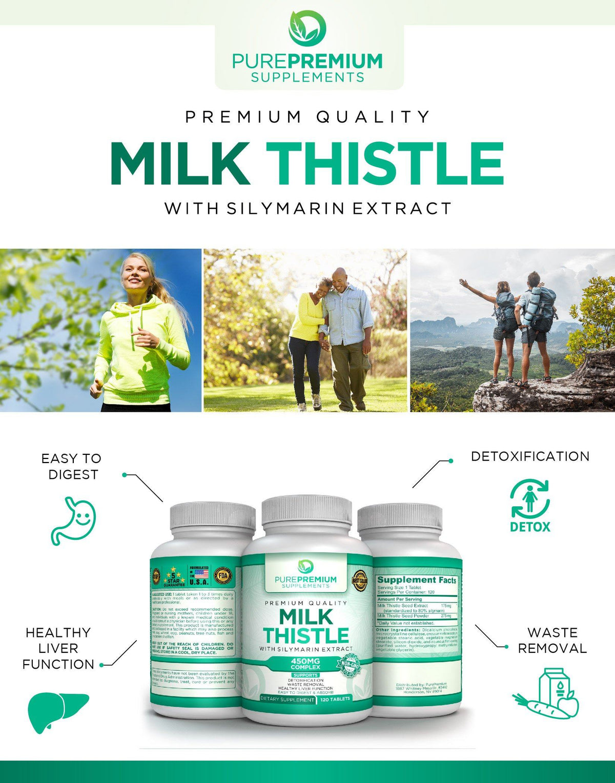 Premium Milk Thistle Supplement