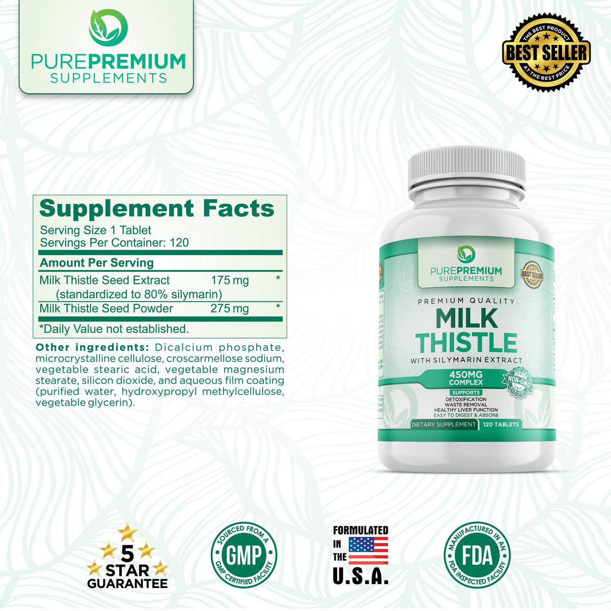 Premium Milk Thistle Supplement
