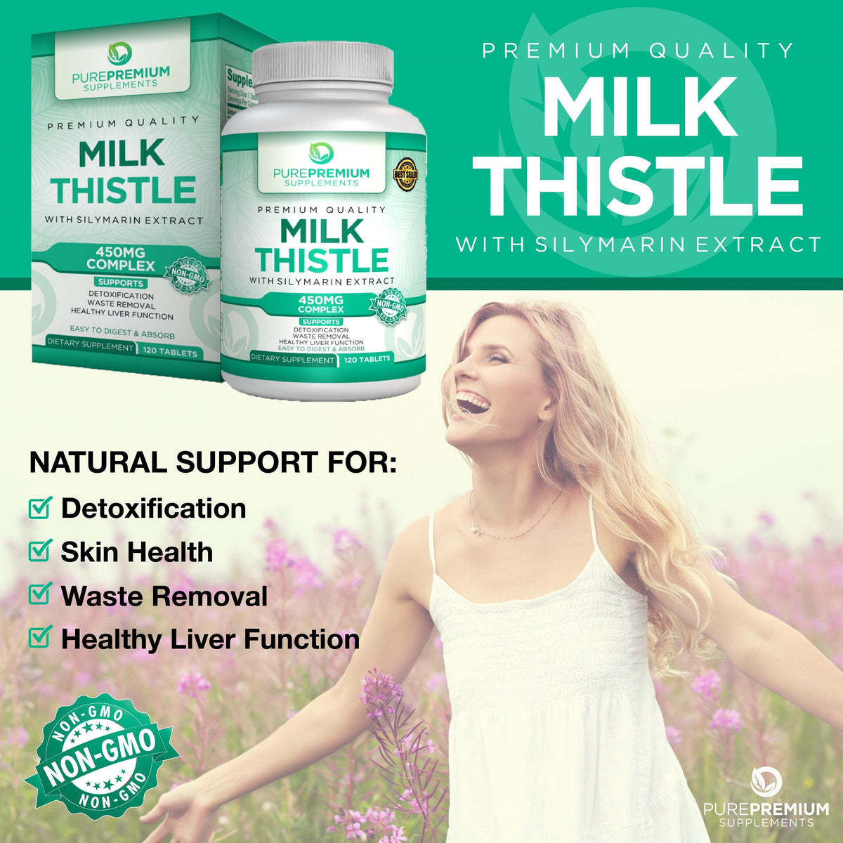 Premium Milk Thistle Supplement
