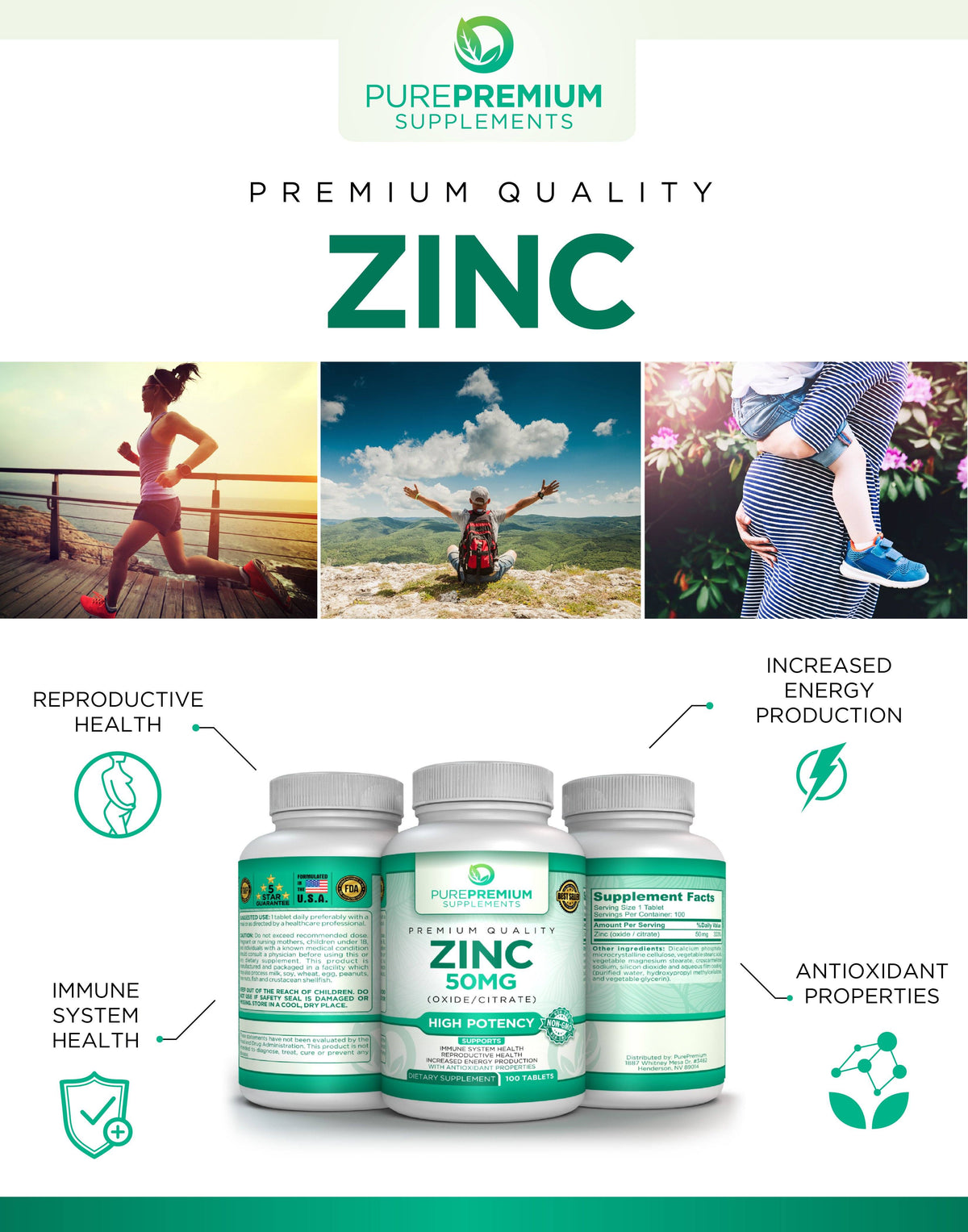 Premium Zinc Oxide/Citrate Supplement